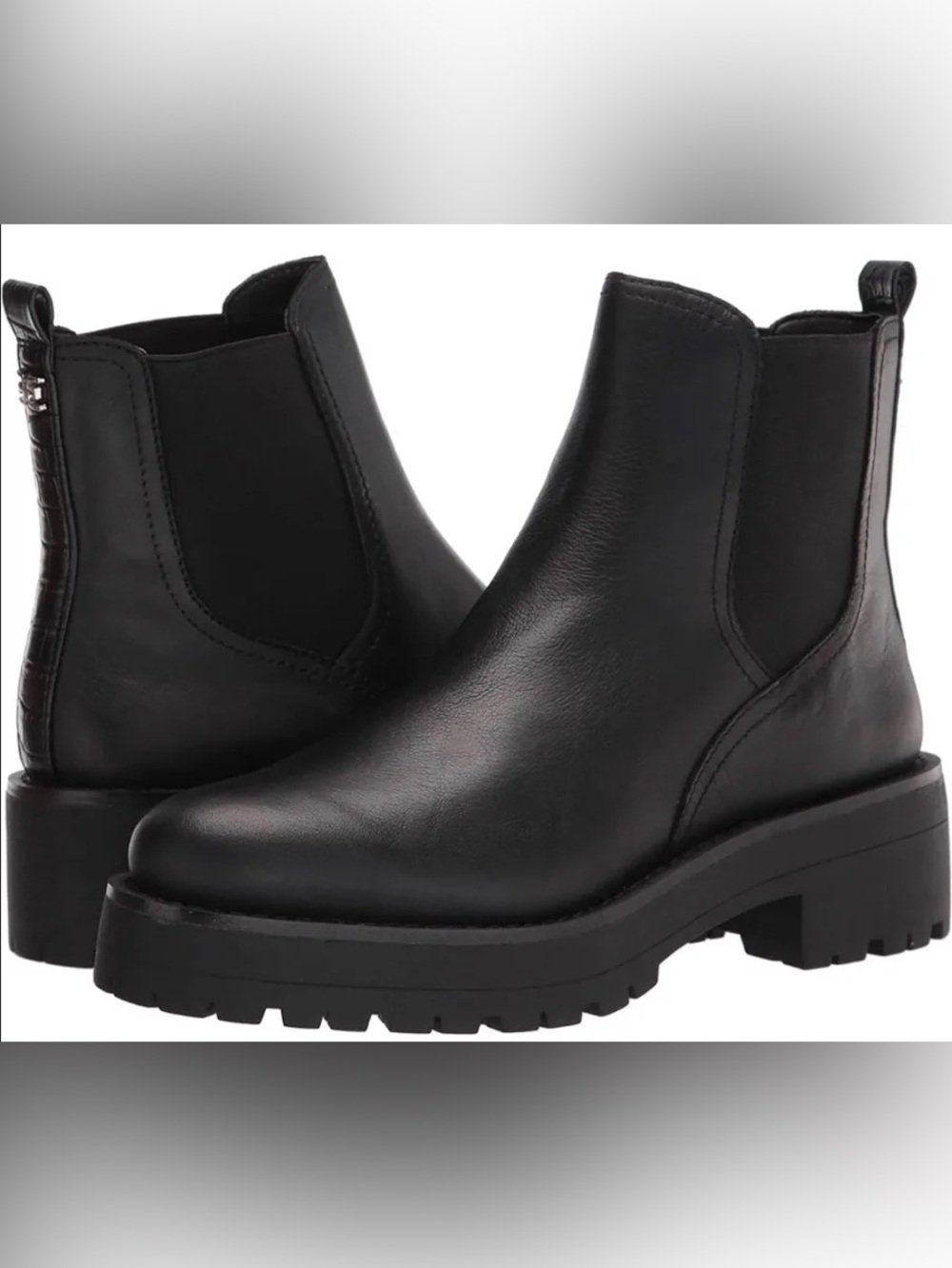 Sam Edelman Black “Justina” Chelsea Boots
